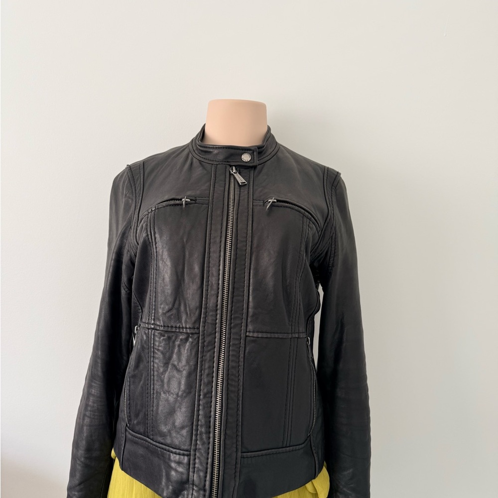 Michael Kors Black Leather Jacket